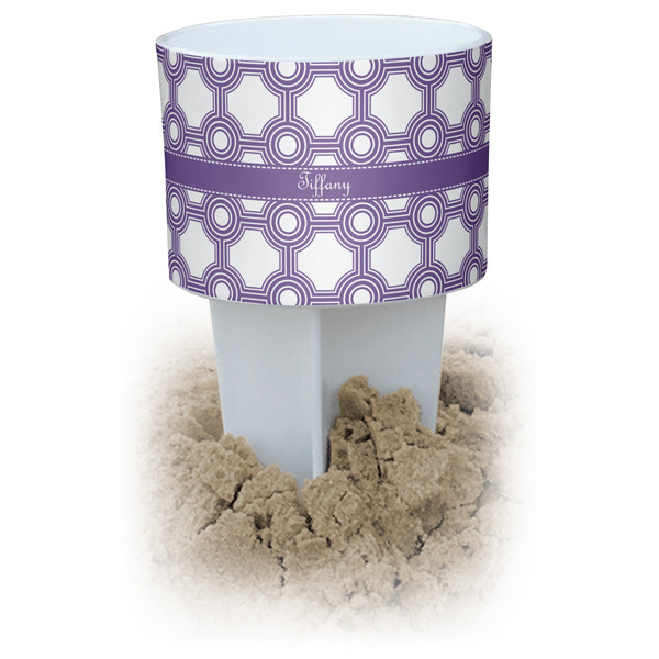 Custom Connected Circles Beach Spiker Drink Holder (Personalized)