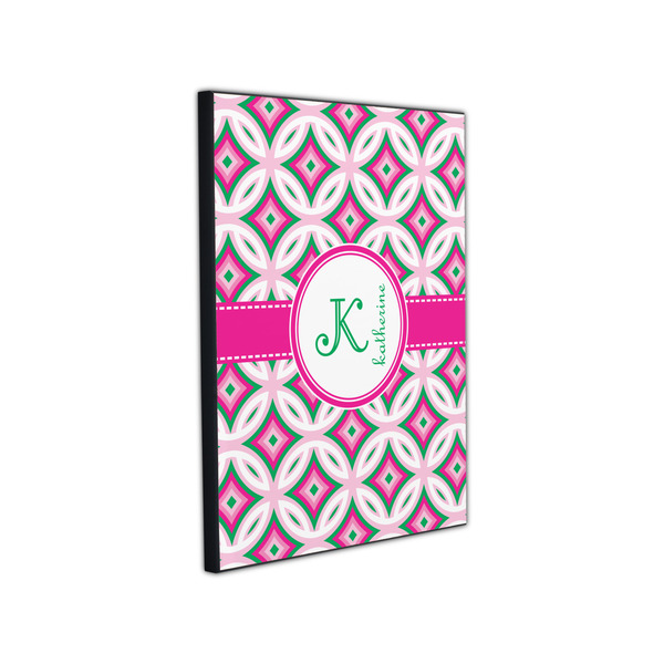 Linked Circles & Diamonds 11x14 Wood Print - Angle View