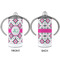 Linked Circles & Diamonds 12 oz Stainless Steel Sippy Cups - APPROVAL