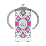 Linked Circles & Diamonds 12 oz Stainless Steel Sippy Cup (Personalized)