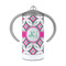 Linked Circles & Diamonds 12 oz Stainless Steel Sippy Cups - FRONT