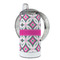 Linked Circles & Diamonds 12 oz Stainless Steel Sippy Cups - FULL (back angle)