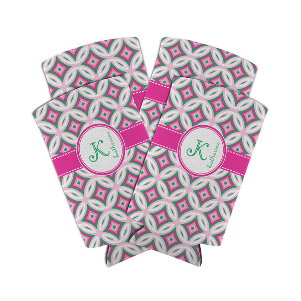 Linked Circles & Diamonds 12oz Tall Can Sleeve - Set of 4 - MAIN