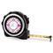 Linked Circles & Diamonds 16 Foot Black & Silver Tape Measures - Front