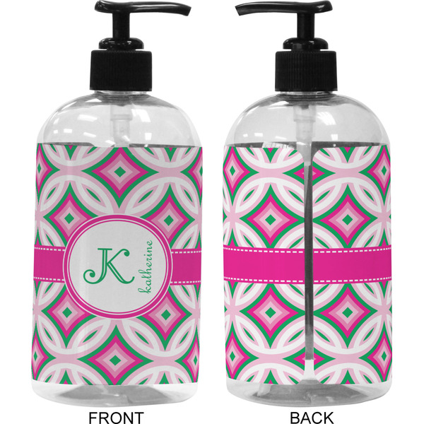 Linked Circles & Diamonds 16 oz Plastic Liquid Dispenser (Approval)