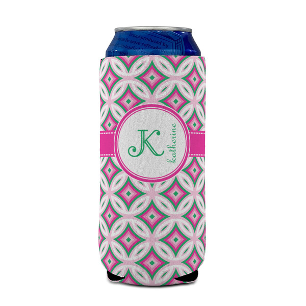 Linked Circles & Diamonds 16oz Can Sleeve - FRONT (on can)