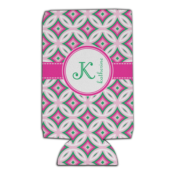 Linked Circles & Diamonds 16oz Can Sleeve - Set of 4 - FRONT