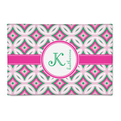 Linked Circles & Diamonds 2' x 3' Indoor Area Rug (Personalized)