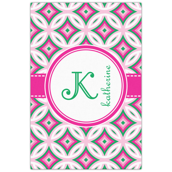 Linked Circles & Diamonds 20x30 - Canvas Print - Front View