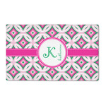 Linked Circles & Diamonds 3' x 5' Indoor Area Rug (Personalized)