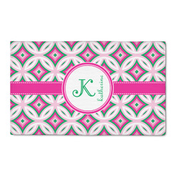 Linked Circles & Diamonds 3' x 5' Patio Rug (Personalized)