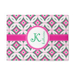 Linked Circles & Diamonds Area Rug (Personalized)