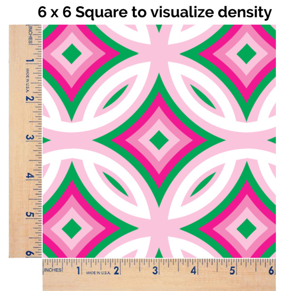 Linked Circles & Diamonds 6x6 Swatch of Fabric