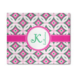 Linked Circles & Diamonds 8' x 10' Patio Rug (Personalized)