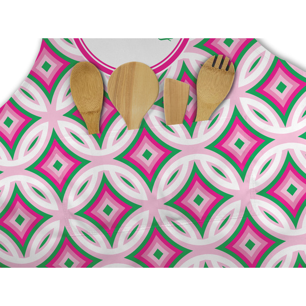 Linked Circles & Diamonds Apron - Pocket Detail with Props