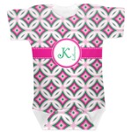 Linked Circles & Diamonds Baby Bodysuit 0-3 (Personalized)