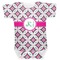 Linked Circles & Diamonds Baby Bodysuit (Personalized)