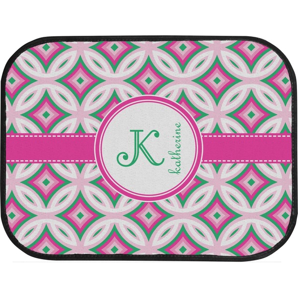 Linked Circles & Diamonds Back Seat Car Mat