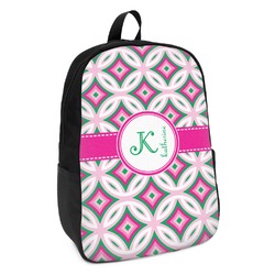 Linked Circles & Diamonds Kids Backpack (Personalized)
