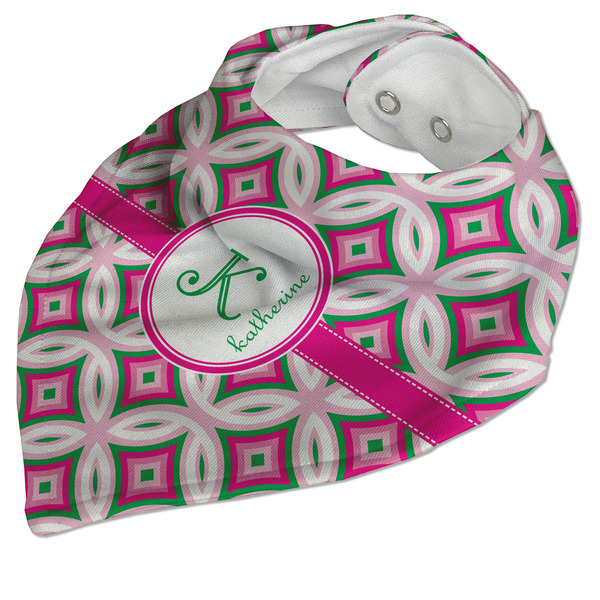 Linked Circles & Diamonds Bandana Closed