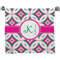 Linked Circles & Diamonds Bath Towel (Personalized)