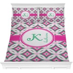 Linked Circles & Diamonds Comforters (Personalized)