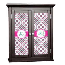 Linked Circles & Diamonds Cabinet Decal - Custom Size (Personalized)