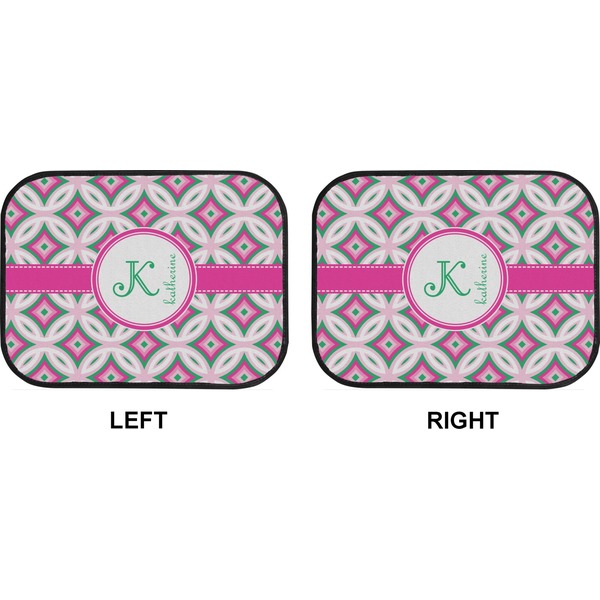 Linked Circles & Diamonds Car Floor Mats (Back Seat) (Approval)