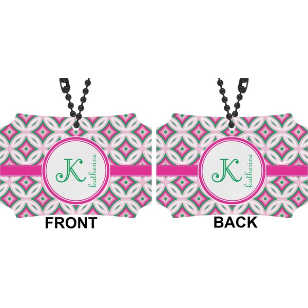 Linked Circles & Diamonds Car Ornament - Berlin (Approval)