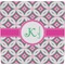 Linked Circles & Diamonds Ceramic Tile Hot Pad (Personalized)