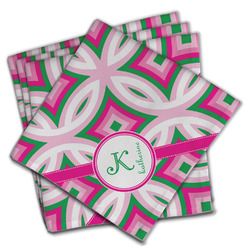 Linked Circles & Diamonds Cloth Napkins (Set of 4) (Personalized)