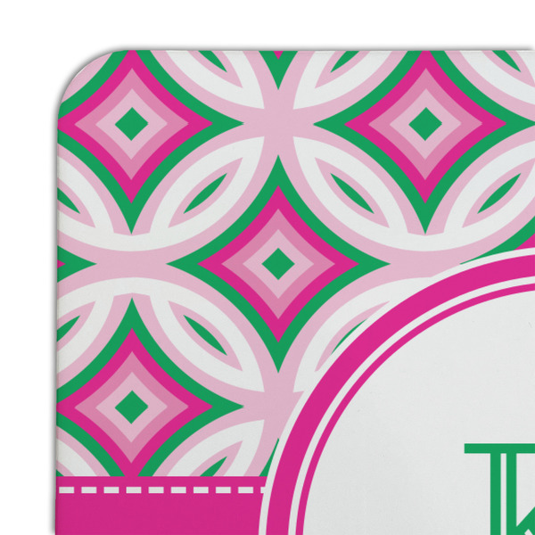 Linked Circles & Diamonds Coaster Set - DETAIL