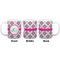Linked Circles & Diamonds Coffee Mug - 11 oz - White APPROVAL