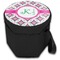 Linked Circles & Diamonds Collapsible Personalized Cooler & Seat (Closed)