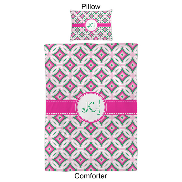 Linked Circles & Diamonds Comforter Set - Twin XL - Approval