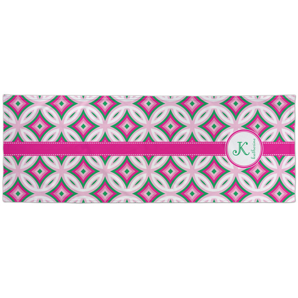 Linked Circles & Diamonds Cooling Towel- Approval
