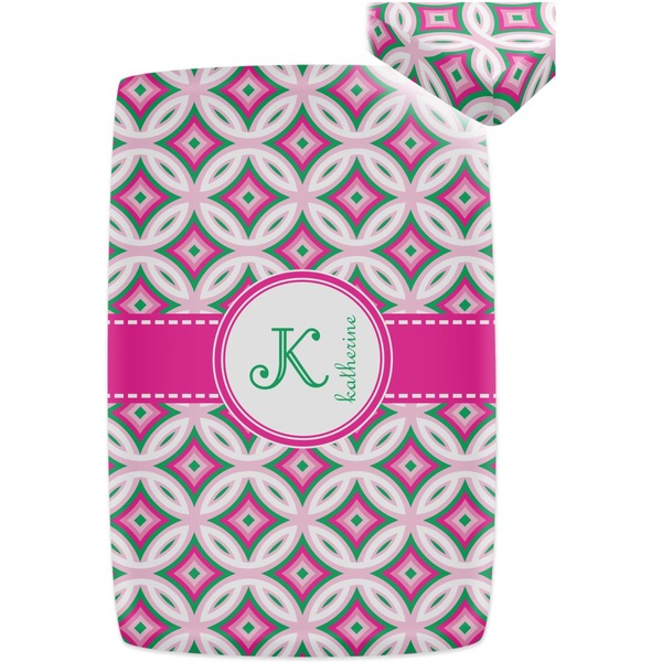 Linked Circles & Diamonds Crib Fitted Sheet - Apvl