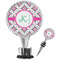 Linked Circles & Diamonds Wine Bottle Stopper (Personalized)