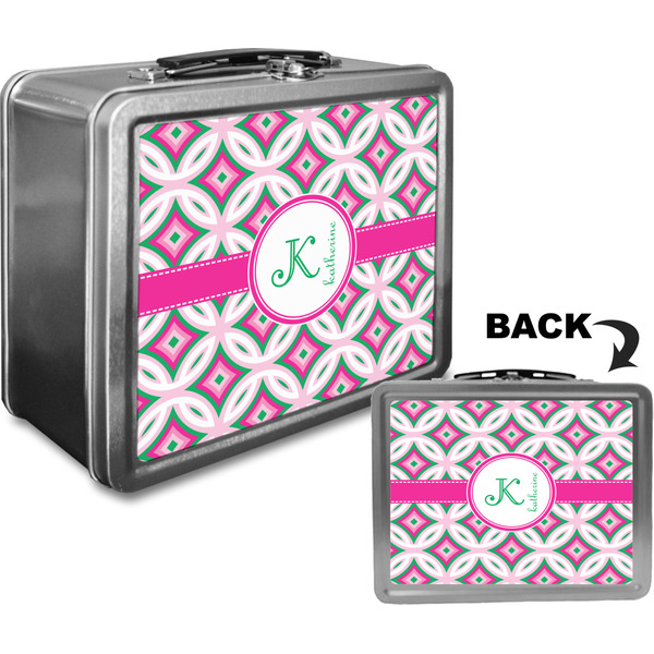 Linked Circles & Diamonds Custom Lunch Box / Tin Approval