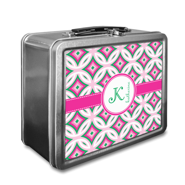 Custom Linked Circles & Diamonds Lunch Box (Personalized)