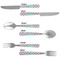 Linked Circles & Diamonds Cutlery Set - APPROVAL