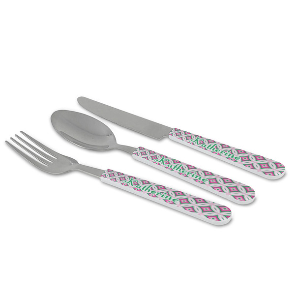 Linked Circles & Diamonds Cutlery Set - MAIN