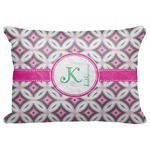 Linked Circles & Diamonds Decorative Baby Pillowcase - 16"x12" (Personalized)