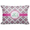 Linked Circles & Diamonds Decorative Baby Pillowcase - 16"x12" (Personalized)