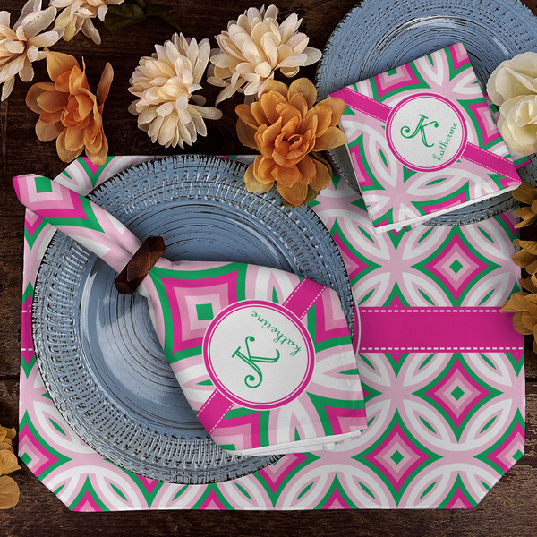 Linked Circles & Diamonds Dining Set