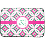Linked Circles & Diamonds Dish Drying Mat (Personalized)