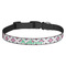 Linked Circles & Diamonds Dog Collar - Medium - Front