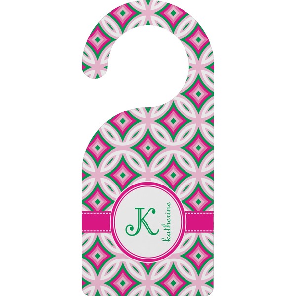 Custom Linked Circles & Diamonds Door Hanger (Personalized)