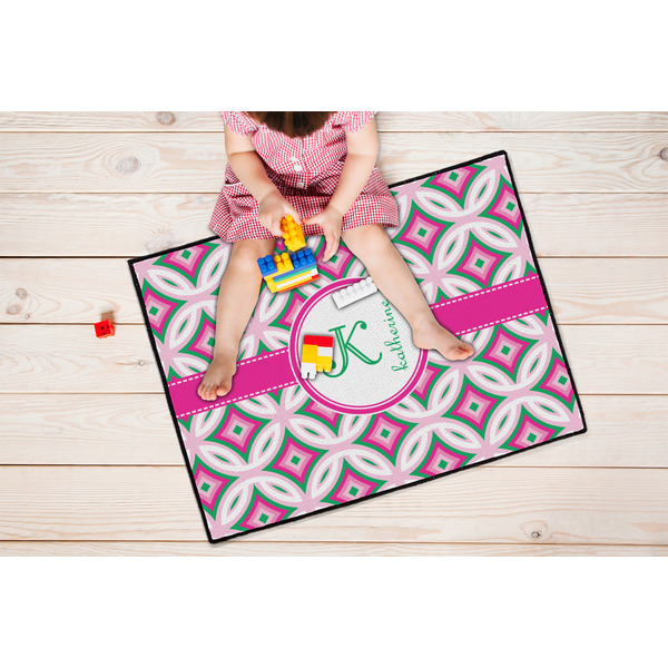 Linked Circles & Diamonds Door Mats - LIFESTYLE kid