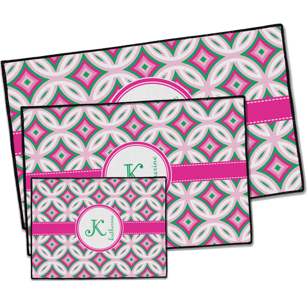 Linked Circles & Diamonds Door Mats - PARENT MAIN